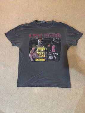 Len Bias Maryland university basketball Graphic Tee shirt